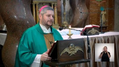 Mons. Cannav� invit� a se�alar a Cristo con una vida guiada por el Esp�ritu