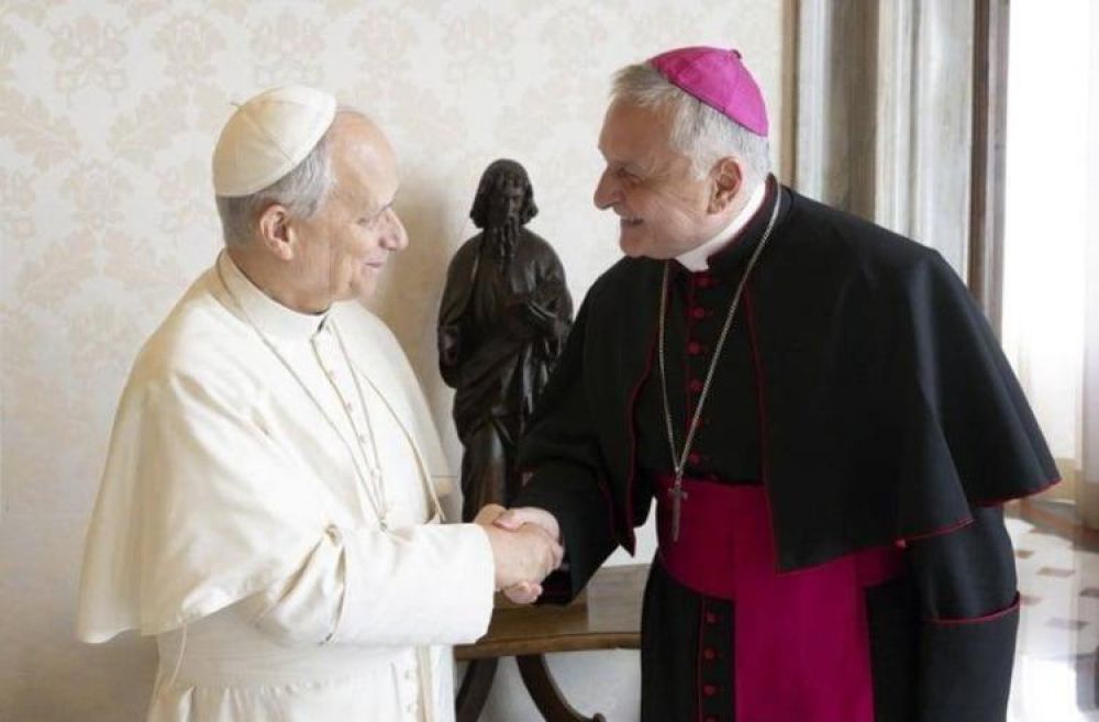 Mons. Torrado Mosconi se reuni� con el papa Le�n XIV en el Vaticano