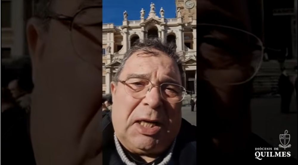 Desde Roma, Mons. Tissera encomend� a la Virgen el camino sinodal de Quilmes