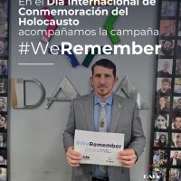 La DAIA se sum� a la campa�a #WeRemember