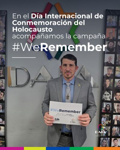 La DAIA se sum� a la campa�a #WeRemember