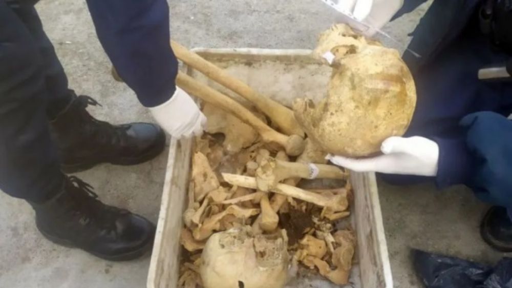 Encontraron cuatro cr�neos en el GIRSU