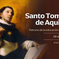 Hoy celebramos a Santo Tom�s de Aquino, autor de las v�as para demostrar la existencia de Dios