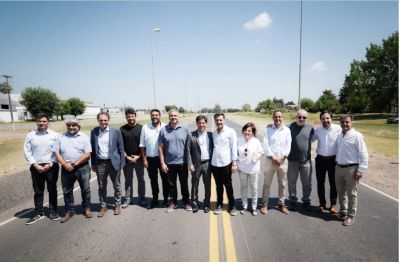 Kicillof y Katopodis inauguraron la nueva celda sanitaria de la Planta de Residuos S�lidos Urbanos