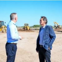 Navarro: Katopodis recorri� reservorio y obras pluviales contra inundaciones