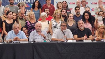 Las CTA Aut�noma y de los Trabajadores lanzan un paro nacional con movilizaci�n al Congreso el 5 de febrero
