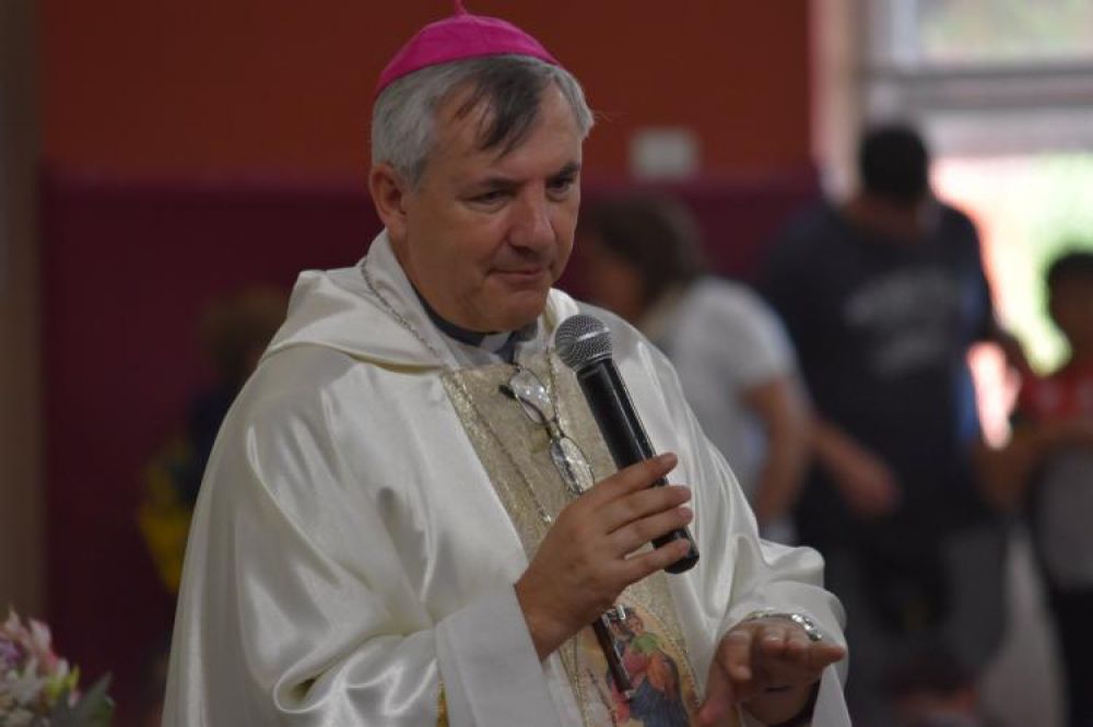 Mons. Luis Dar�o Mart�n, obispo de Santa Rosa