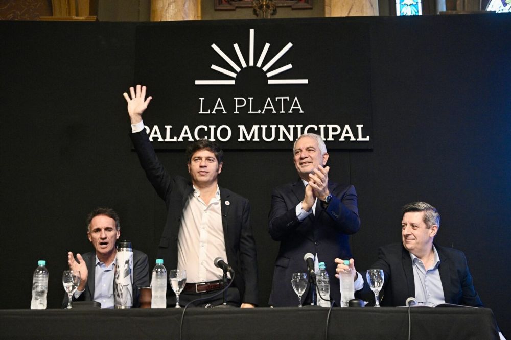Kicillof confirm� que movilizar� con las centrales obreras y tild� de �repugnante� la Reforma Laboral