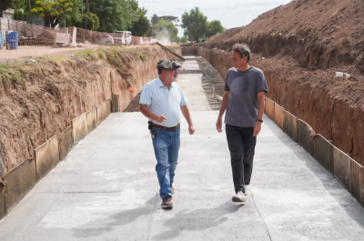 Katopodis recorri� obras clave en la ciudad y destac� la inversi�n en infraestructura pese al contexto adverso