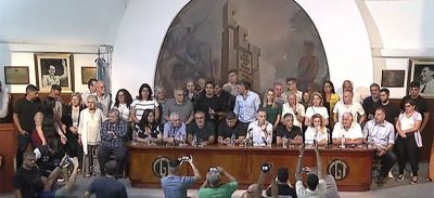 La CGT confirm� el paro contra la reforma laboral y atribuy� el cierre de FATE al �fracaso del plan econ�mico del Gobierno�