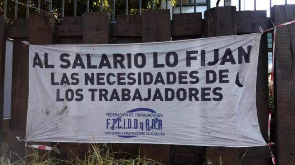 Aceiteros y desmotadores iniciaron huelga nacional y movilizar�n contra la reforma laboral