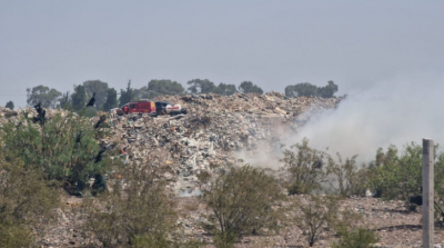 Ambiente labr� un acta y eval�a una multa por el basural en Chimbas