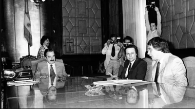 La Ley Mucci, el intento de Alfons�n de romper la alianza peronismo-gremios que fracas� rotundamente