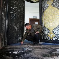 Colonos israel�es incendian una mezquita en Cisjordania