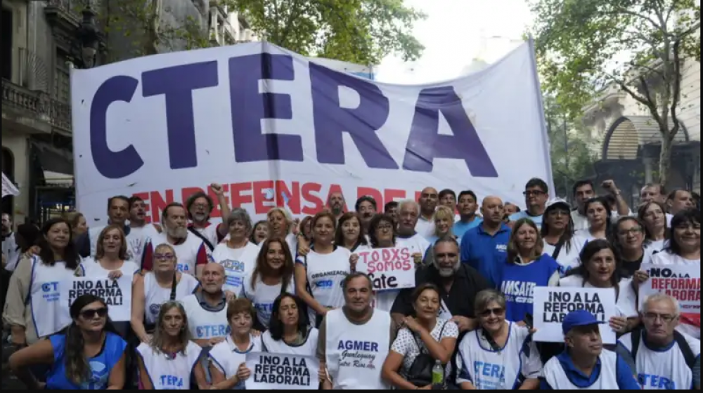 CTERA anunci� un paro nacional y la pr�xima semana no comenzar�n las clases en todo el pa�s