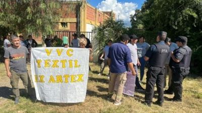 La catamarque�a VVC Textil amenaza con cierre y desata protesta de los trabajadores