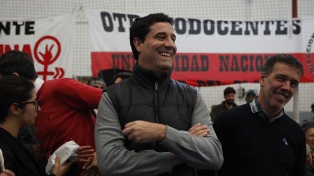 Docentes universitarios marplatenses iniciaron la expulsi�n del senador Maximiliano Abad del gremio ADUM tras su voto a favor de la reforma laboral y eval�an paros mensuales