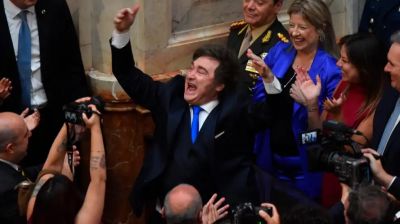 Volvi� el Milei original, y ahora con sue�os de bronce