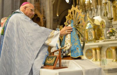 Nahuel Gallo en el pa�s: el obispo castrense llam� a agradecer y rezar por la paz