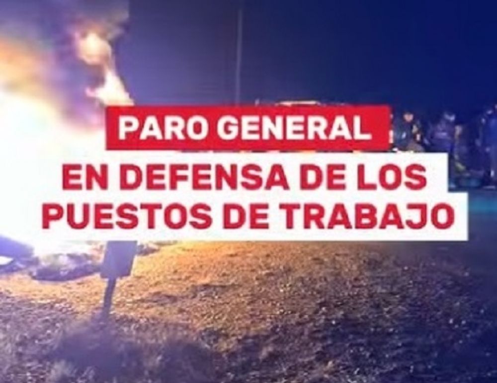 Petroleros paran en Santa Cruz en defensa de los puestos de trabajo