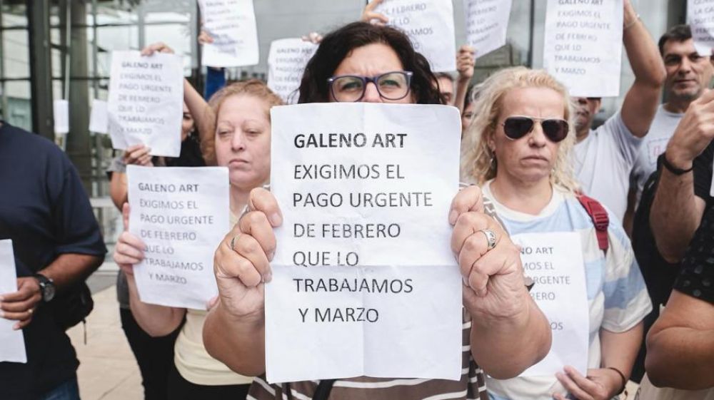 Galeno ART en crisis: trabajadores reclaman salarios e indemnizaciones frente a la empresa