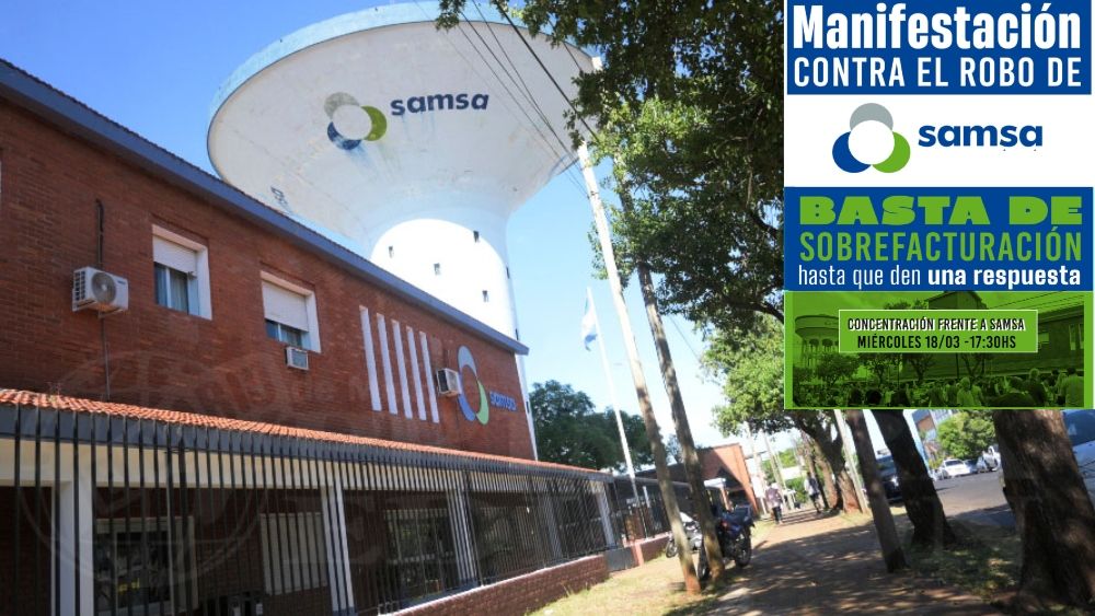 Volver�n a marchar contra SAMSA por facturas impagables y denuncias de cobros irregulares