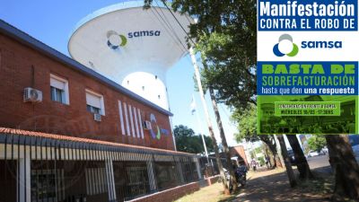Volver�n a marchar contra SAMSA por facturas impagables y denuncias de cobros irregulares