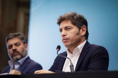 Kicillof les pidi� a intendentes que apoyen el reclamo judicial por los $15,6 billones que Naci�n le debe a Provincia