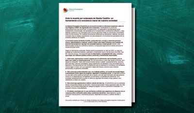 Espa�a | La Alianza Evang�lica pide a la sociedad un �examen de conciencia� tras la eutanasia de Noelia Castillo