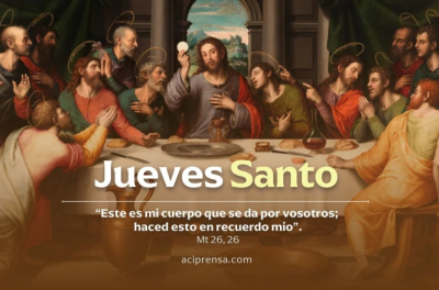 Hoy celebramos el Jueves Santo, d�a de la �ltima Cena del Se�or