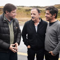 Desde Tierra del Fuego y por la vigilia de Malvinas, el peronismo busc� componer su primera foto del frente anti Milei