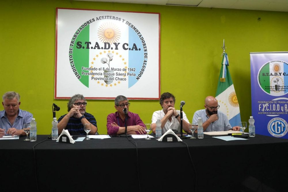 Aceiteros y desmotadores de algod�n anticipan medidas de fuerza en reclamo de un salario m�nimo de $2,7 millones