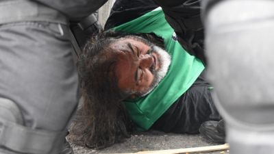 ATE repudi� la feroz represi�n del gobernador Poggi en San Luis