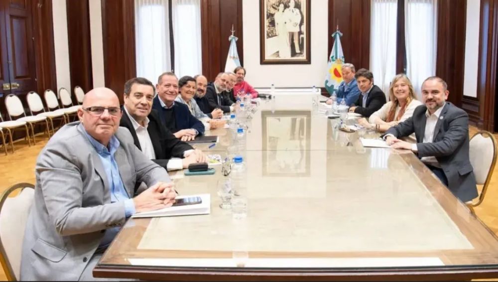 El pastor nicole�o Marcelo Vitrano particip� del encuentro con Kicillof y l�deres evang�licos