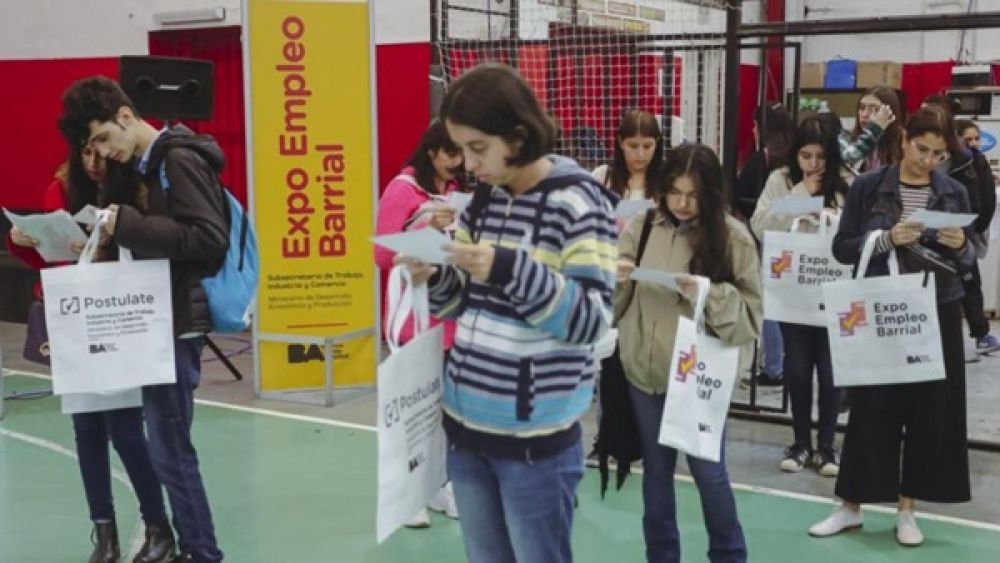 20 empresas lanzan 400 b�squedas laborales en una nueva Expo Empleo en Villa Crespo