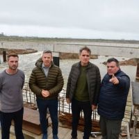 Roque P�rez: Katopodis supervis� obras clave en la cuenca del Salado