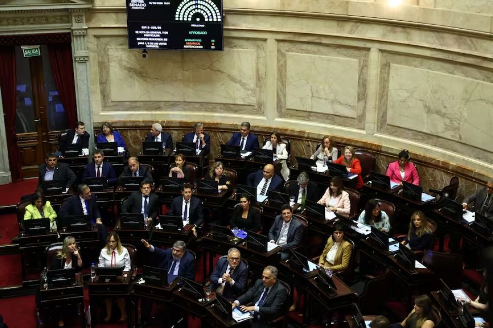 Las reacciones del arco pol�tico a la aprobaci�n de la ley de glaciares