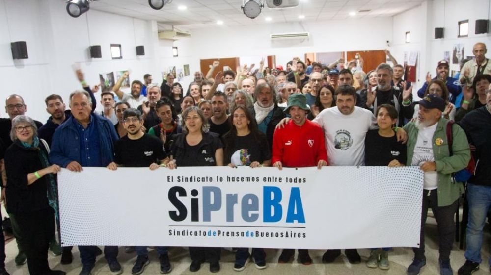SiPreBA realiz� una asamblea general con participaci�n de Pablo Grillo y respaldo a trabajadores de Fate