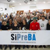 SiPreBA realiz� una asamblea general con participaci�n de Pablo Grillo y respaldo a trabajadores de Fate