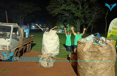 Conciencia ambiental: M�s de 200 kilos reciclados en el ecopunto m�vil del barrio Iprodha