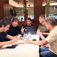 �Planes a futuro�: el sugestivo posteo de Dante Gebel junto a Juan Pablo Brey y el Vasco Minaberrigaray