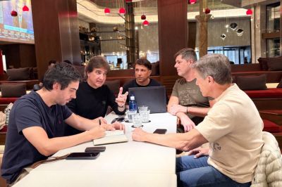 �Planes a futuro�: el sugestivo posteo de Dante Gebel junto a Juan Pablo Brey y el Vasco Minaberrigaray