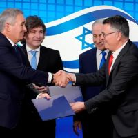 Milei firm� tres memorandos de entendimiento con Israel y sostuvo que la guerra contra Ir�n es 