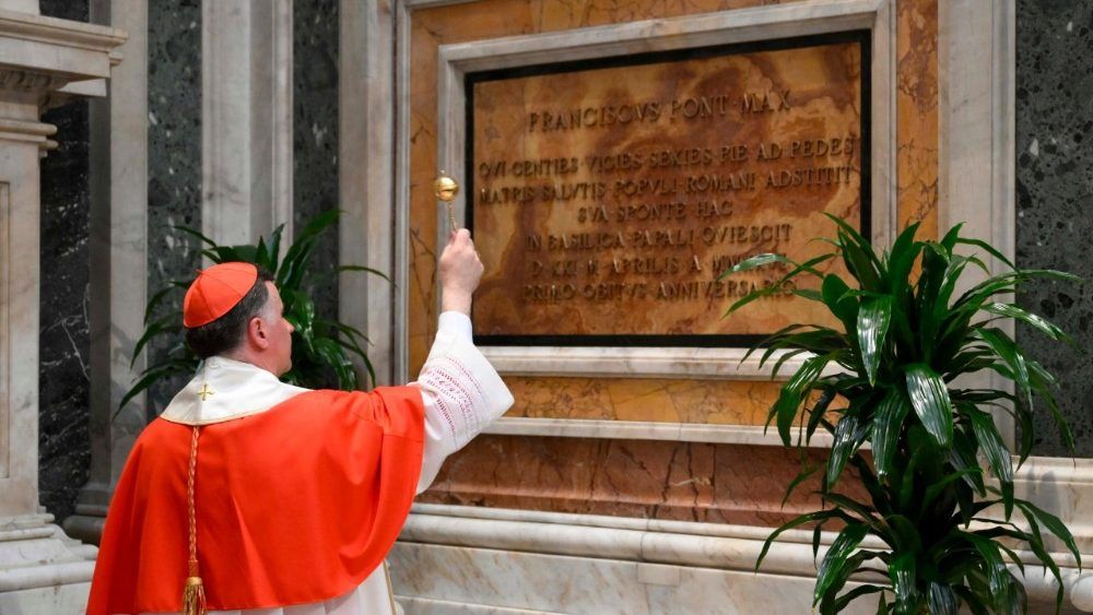Primer aniversario del fallecimiento del Papa Francisco