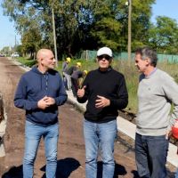 En Carlos Casares, Katopodis recorri� obras de infraestructura sanitaria
