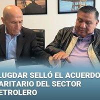Llugdar sell� el acuerdo paritario del sector petrolero