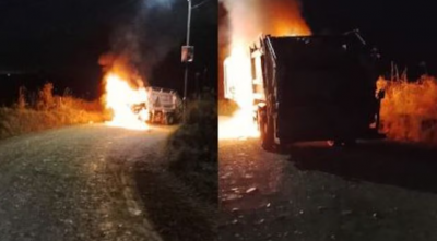 Suspenden recolecci�n de basuras en Popay�n tras quema de otro veh�culo de Urbaser