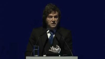 Javier Milei habl� en el cierre de la Expo EFI y se lav� las manos: 