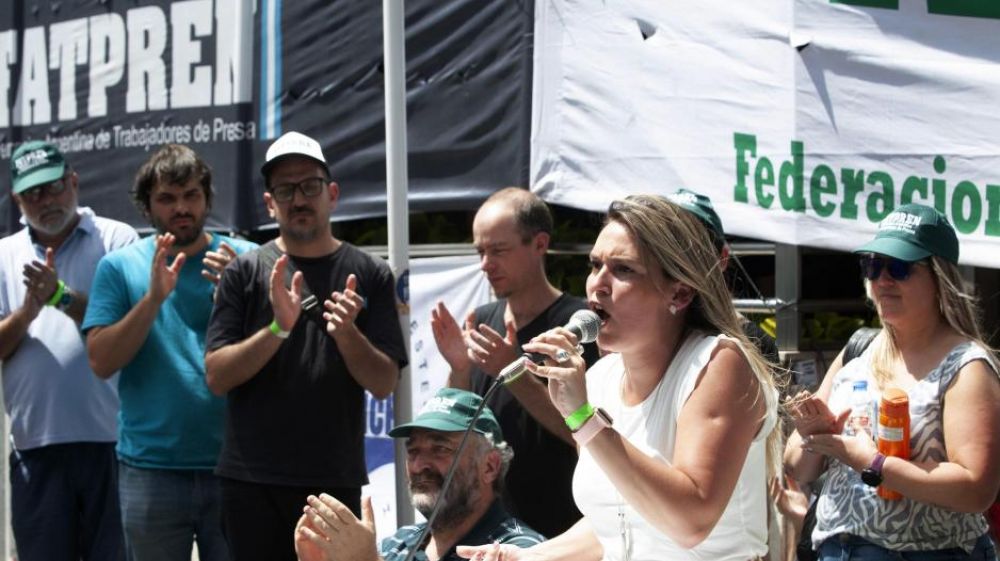 Carla Gaudensi llam� a fortalecer la defensa sindical del trabajo period�stico