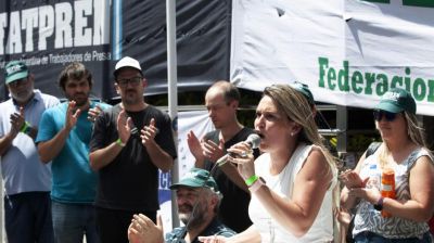 Carla Gaudensi llam� a fortalecer la defensa sindical del trabajo period�stico